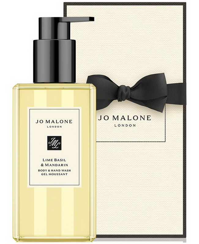 Jo Malone London Lime Basil & Mandarin Body & Hand Wash 250 ml. (พร้อมกล่อง) เจลอาบน้ำ เพื่อมอบสัมผัสสดชื่นหลังการใช้ ด้วยกลิ่นหอมอันเป็นเอกลักษณ์ของเรา นำเด่นด้วย Peppery basi ที่ผสมผสานกับ white thyme ในโน๊ตแรก และยิ่งประทับใจจากความหอมเกินจะคาด