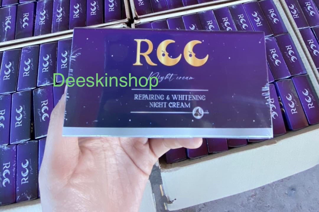 ครีม Rcc ไนท์ครีม RCC Night Cream  สูตรใหม่โฉมใหม่ล่าสุด ลดสิว ฝ้า กระ จุดด่างดำ