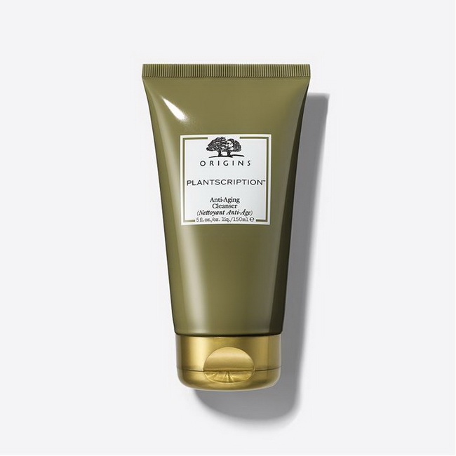 Origins Plantscription Anti-Aging Cleanser 150 ml. โฟมล้างหน้าลดเลือนริ้วรอย สูตรอ่อนโยนปรับสมดุลผิวให้ชุ่มชื้น ด้วยส่วนผสมของสารสกัดจาก Anogeissus แอโนเกซิส ตัวช่วยใหม่ในการลดริ้วรอยแห่งวัยได้อย่างล้ำลึก