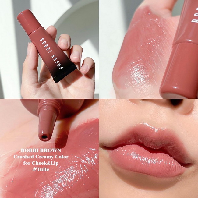 Bobbi Brown Crushed Creamy Color for Cheeks & Lips 10 ml. #Tulle สีน้ำตาลอมชมพู ใช้ง่าย เข้าได้กับทุกสีผิว ปัดแก้มเนื้อครีม ใช้แต่งแต้มสีสันให้กับพวงแก้มและริมฝีปาก ทั้งเกลี่ยง่าย พิกเมนท์แน่น เพิ่มระดับความเข้มได้ดังใจ และสามารถทาทับเป็นชั้นเพื่อเพิ่