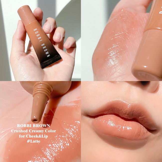 Bobbi Brown Crushed Creamy Color for Cheeks & Lips 10 ml. #Latte สีน้ำตาลอมส้มนวล ๆ มีความหม่นเล็กน้อย ได้ทั้งลุคสายฝอ และสายเกา ปัดแก้มเนื้อครีม ใช้แต่งแต้มสีสันให้กับพวงแก้มและริมฝีปาก ทั้งเกลี่ยง่าย พิกเมนท์แน่น เพิ่มระดับความเข้มได้ดังใจ และสามารถ