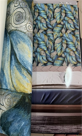 WALLใบไม้ ม้วนใหญ่ 15ตรม. ยาว 15.6ม. กว้าง 1.06ม. inp