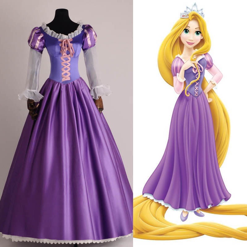 ++พร้อมส่ง++ชุดเจ้าหญิงราพันเซล ชุดราพันเซล ชุดrapunzel เจ้าหญิงดิสนีย์ Disney