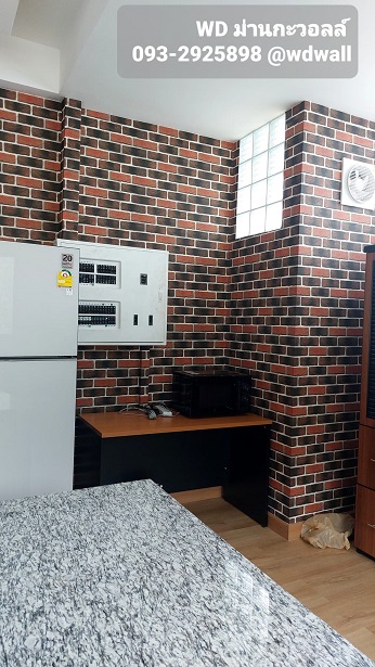 แต่งบ้านด้วยวอลเปเปอร์ ลายอิฐ ลายหิน