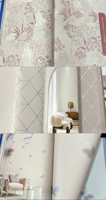 WALLเกาหลี ม้วนใหญ่ 15ตรม. ยาว 15.6 ม. กว้าง 1.06 ม.eo