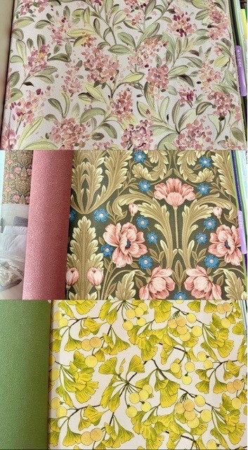 WALLใบไม้ ม้วนใหญ่ 15ตรม. ยาว 15.6ม. กว้าง 1.06ม.ab