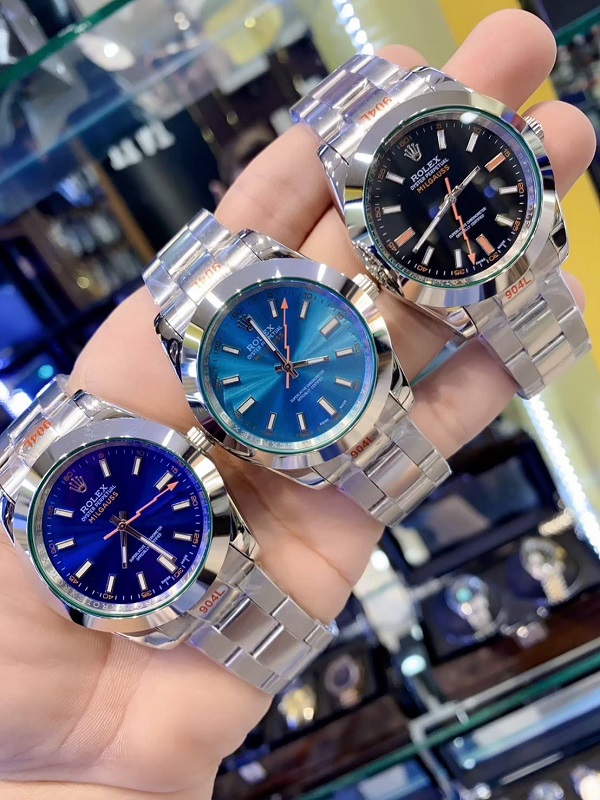 นาฬิกา แฟชั่น แบรนด์ Rolex Milgauss สายเลส