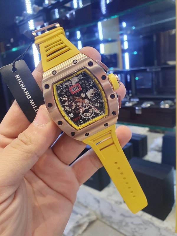 นาฬิกา แฟชั่น แบรนด์ Richard Mille RM011 สายยาง