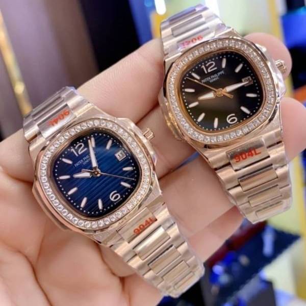 นาฬิกา แฟชั่น แบรนด์ Patek Philippe Nuatilus Lady Sizeสายเลส