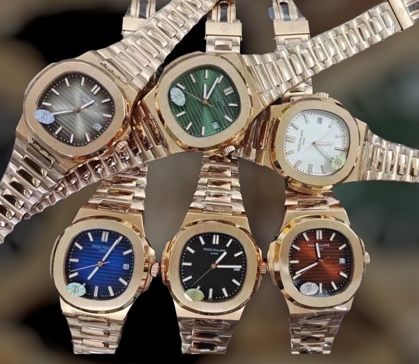 นาฬิกา แฟชั่น แบรนด์ Patek Philippe Men Nuatilus สายเลส