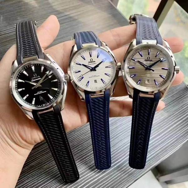 นาฬิกา แฟชั่น แบรนด์ Omega Seamaster สายยาง