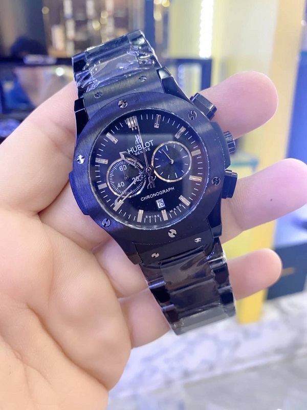 นาฬิกา แฟชั่น แบรนด์ Hublot Chronograph สายเลส