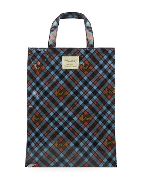 Harrods รุ่น Borthwick Tartan Shopper Bag (Made in UK/ ไม่มีซับใน)***พร้อมส่ง