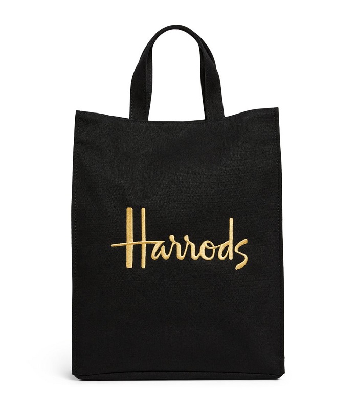 Harrods รุ่น Medium Recycled Cotton Harrods Shopper Bag***ผ้าคอตตอน***(พร้อมส่ง)