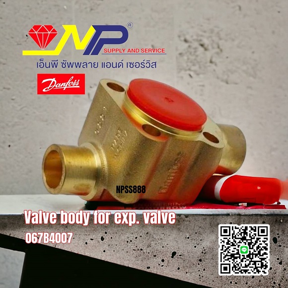 Valve body for exp. valve TE 5
