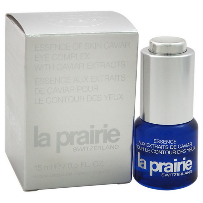 La Prairie Essence of Skin Caviar Eye Complex ไซส์จริง 15 ml. เอสเซนส์เนื้อเจล อุดมไปด้วยสารสกัดจากคาเวียร์ ช่วยฟื้นบำรุงผิวรอบดวงตา ยกกระชับ ลดเลือนริ้วรอย เพิ่มความชุ่มชื้น ปลอบประโลม และลดอาการบวมใต้ตา