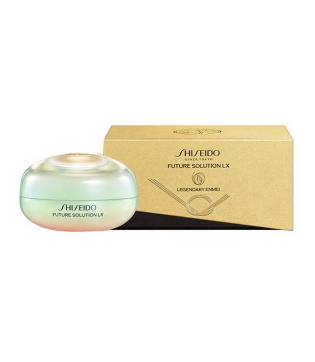 Shiseido Future Solution LX Legendary Enmei Ultimate Brilliance Eye Cream15ml. ผลิตภัณฑ์อายครีมใหม่ล่าสุด ผสานพลังแห่งโลกธรรมชาติ จากเทือกเขาสู่ท้องสมุทร ช่วยมอบความอ่อนเยาว์ ความกระจ่างใส ความเรียบเนียน และความเปล่งประกายแก่ผิวรอบดวงตาอย่างล้ำลึก 