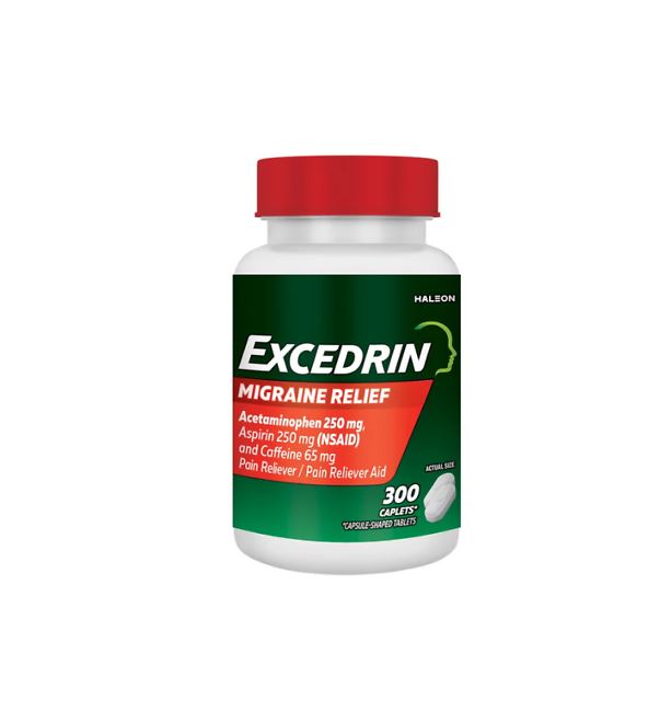 Excedrin Migraine for Migraine Relief 300 Caplets ยาบรรเทาอาการปวดหัวจากไมเกรนภายใน 30 นาทีออกฤทธิ์รวดเร็วเต็มประสิทธิภาพ รักษาได้ตรงจุดที่สุด หนึ่งในสินค้าขายดีที่สุดตลอดกาล ปลอดภัย ได้ผลดีเยี่ยมที่สุด บินตรงจาก USA ของแท้ 100%