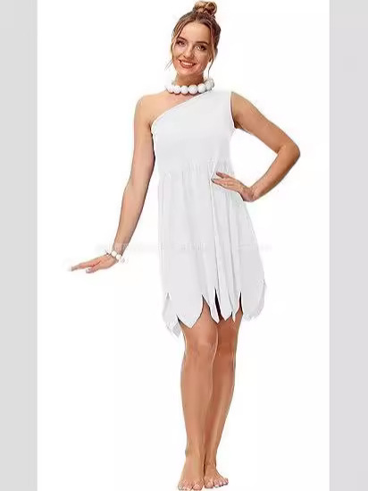 ++พร้อมส่ง++ชุดวิลม่า มนุษย์หินฟริ้นสโตน ชุดWilma Flintstone ชุดมนุษย์หินฟรินท์สโตน ชุดมนุษย์หินผู้หญิง