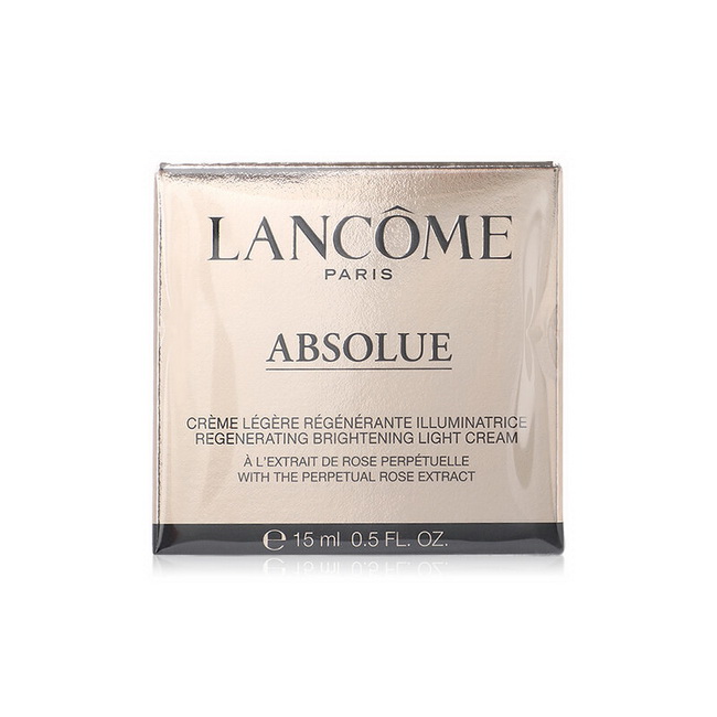 Lancome Absolue Regenerating Brightening Light Cream ขนาดทดลอง 15 ml. มอบผลลัพธ์ให้ผิวดูอ่อนเยาว์ด้วยครีมบำรุงผิวหน้า สูตรใหม่ล่าสุด เนื้อใหม่ที่เบามากๆคนผิวมันผิวผสมที่กังวลเรื่องริ้วรอยสามารถใช้ได้เพิ่มความชุ่มชื่น รู้สึกยกกระชับ ฟื้นฟู มาในเนื้อสัมผัสท