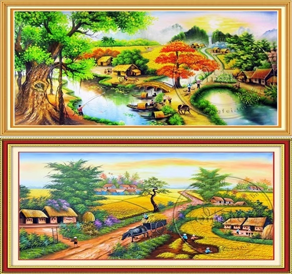 Land of fish and rice (พิมพ์ลาย)