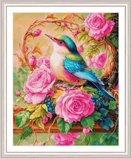 Flower and bird (พิมพ์ลาย)