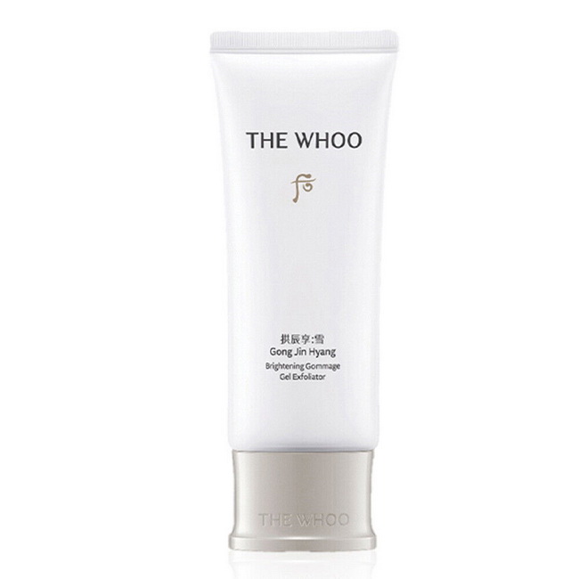 The History of Whoo Gong Jin Hyang Brightening Gommage Gel Exfoliator 100 ml. เจลผลัดเซลล์ผิวช่วยผลัดเซลล์ผิว ขจัดสิ่งสิกปรกที่อุดตันรูขุมขน อย่างล้ำลึกหมดจด ด้วยสารสกัดจากสุดยอดสมุนไพรโบราณจากราชสำนักเกาหลี ยับยั้งการเกิดผิวคล้ำเสียสะสม สีผิวที่ไม่สม่ำเส