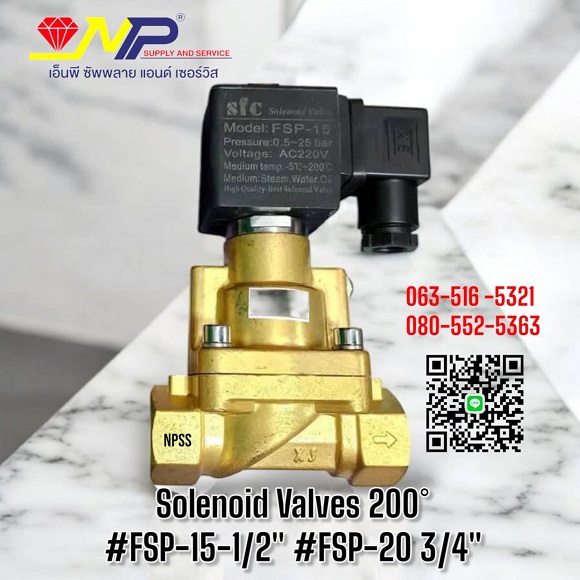 Solenoid Valve FSP-15 1/2"