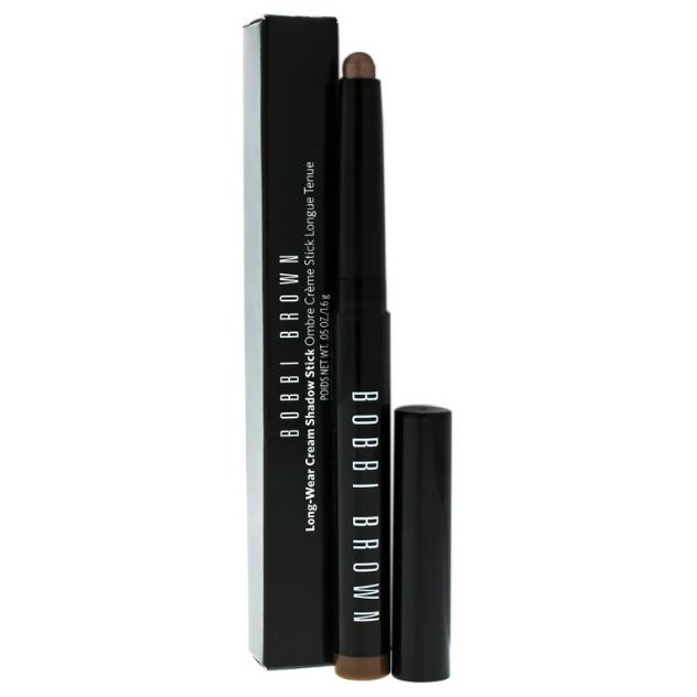 Bobbi Brown Long-Wear Cream Shadow Stick ไซส์จริง 1.6 g. สี Golden Bronze อายแชโดว์แบบแท่งเนื้อครีม ใช้งานง่ายสามารถเกลี่ยได้อย่างนุ่มลื่นบนเปลือกตา ช่วยรังสรรค์ได้หลากหลายลุ้ค ด้วยการผสมผสานอย่างสมบูรณ์แบบจากน้ำมันและแว็ก สูตรกันน้ำและพิกเมนต์สดชัด และติ