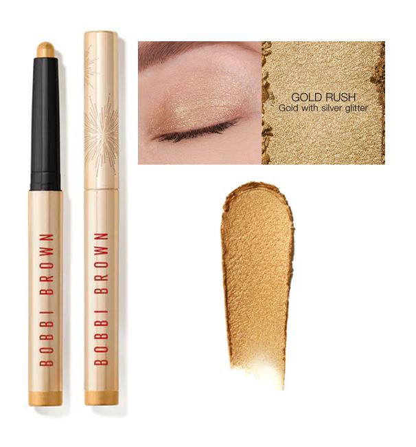 Bobbi Brown Long-Wear Cream Shadow Stick ไซส์จริง 1.6 g. สี Gold Rush อายแชโดว์แบบแท่งเนื้อครีม ใช้งานง่ายสามารถเกลี่ยได้อย่างนุ่มลื่นบนเปลือกตา ช่วยรังสรรค์ได้หลากหลายลุ้ค ด้วยการผสมผสานอย่างสมบูรณ์แบบจากน้ำมันและแว็ก สูตรกันน้ำและพิกเมนต์สดชัด และติ