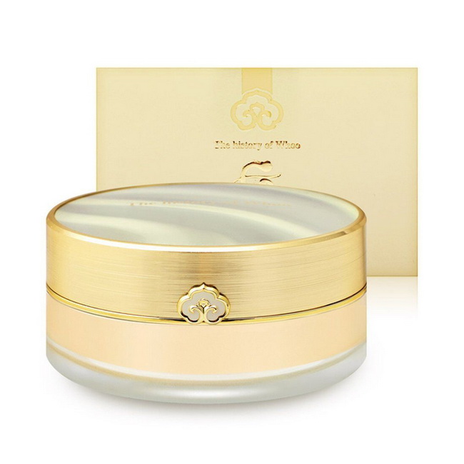 The History of Whoo Gongjinhyang Mi Luxury Luminous Powder 28 g. แป้งพรีเมียมระดับตำนาน ตำรับชาววัง สูตรราชนิกูลเกาหลี เนื้อแป้งเนียนละเอียดบางเบาสบายผิว ผิวดูเนียนสวย เปล่งปลั่งกระจ่างใสอย่างเป็นธรรมชาติ แต่ไม่ธรรมดา ผิวสวย ดู elegant glow สุด ๆ ปรับสมดุ