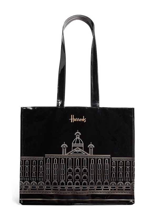Harrods รุ่น Gold Outline Building Shoulder Tote bag***พร้อมส่ง