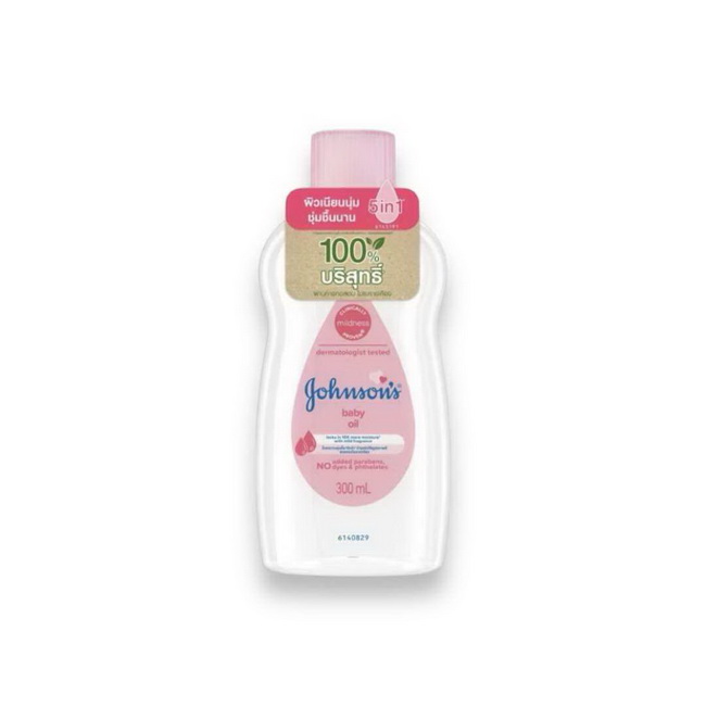 Johnson's Baby Oil ขวดใหญ่ 300 ml. สีชมพู จอห์นสันส์ เบบี้ออยล์ ขวดสีชมพู สูตรดั้งเดิมที่คุ้นตา เป็นออยล์บำรุงผิวที่อ่อนละมุนด้วยมิเนอรัลออยล์บริสุทธิ์ ตัวช่วยให้ความชุ่มชื้นเสมือนน้ำมันที่ผิวตามธรรมชาติ ช่วยบำรุงผิวอย่างอ่อนโยน ซึบซาบเร็ว ไม่เหนียวเ