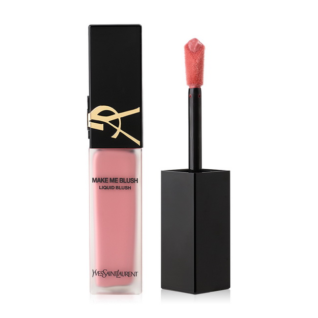 YSL Yves Saint Laurent Make Me BlushLiquid Blush 15 ml. สี 44 Nude Lavelliere ลิควิดบลัชตัวใหม่พิกเมนต์แน่นติดทน สัมผัสบางเบาสบายผิว เกลี่ยง่าย สามารถเพิ่มระดับการปกปิดได้สูงสุด รังสรรค์มาเพื่อมอบความสดใสให้กับพวงแก้ม เนื้อเนียนนุ่มดุจแพรไหมสามารถเพิ่มระด