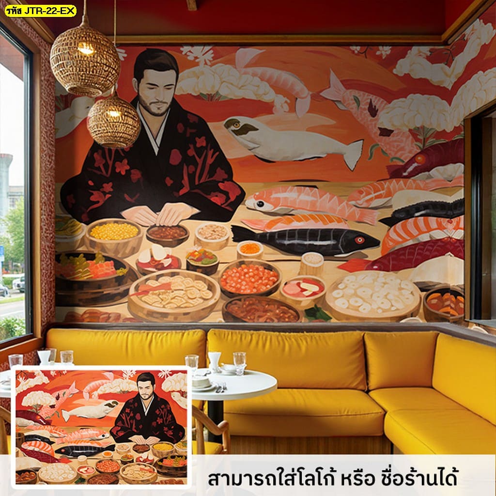 วอลเปเปอร์ลายญี่ปุ่น ที่เจ้าของร้านญี่ปุ่นไว้วางใจ