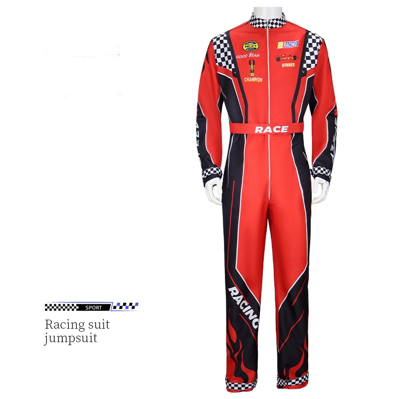 ++พร้อมส่ง++ไซส์หนุ่มอวบXL สูง178-190cm. ชุดนักแข่งรถ ชุดนักแข่งรถF1 racer ชุดธีมกีฬา ชุดกีฬาแข่งรถ