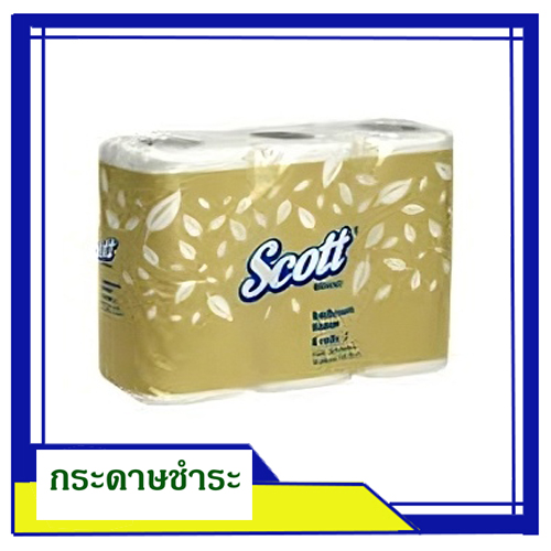 กระดาษชำระSCOTT แบบ 6 ม้วน / 48 ม้วน