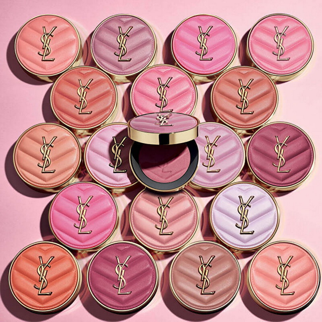 YSL Yves Saint Laurent Make Me Blush Bold Blurring Blush 6 g. บลัชออนเนื้อสัมผัสเนียนละเอียด ให้คุณเลือกความเข้มได้ดั่งใจตั้งแต่ระเรื่อบางเบาไปจนถึงสีสดชัด พร้อมเบลอรูขุมขน ติดทนนานตลอดวัน เนื้อสัมผัสเนียนนุ่มเป็นพิเศษบางเบา ให้สีชัด ติดทนนาน ไม่จับตัวเป็