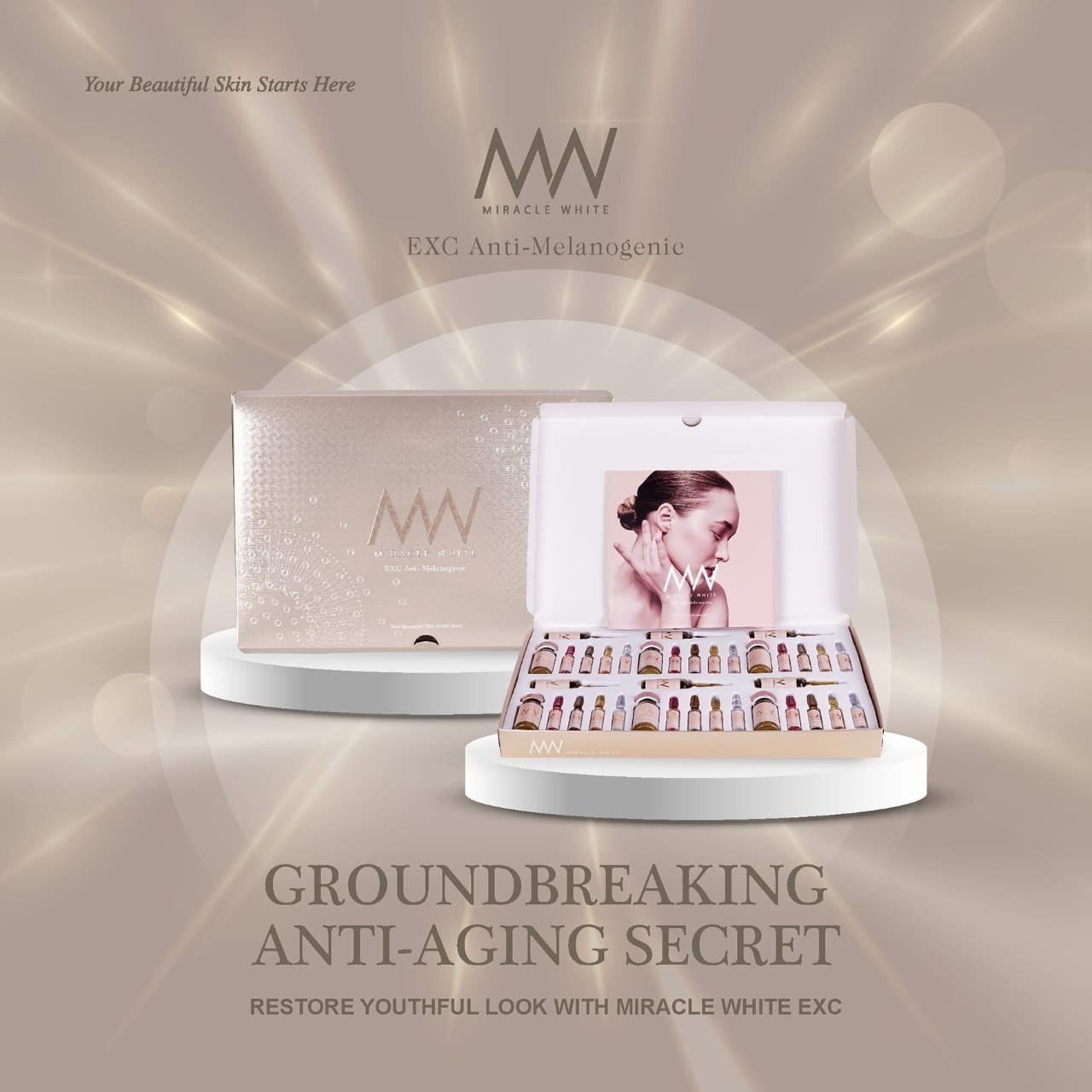 Miracle White 55000mg Skin Whitening Injection