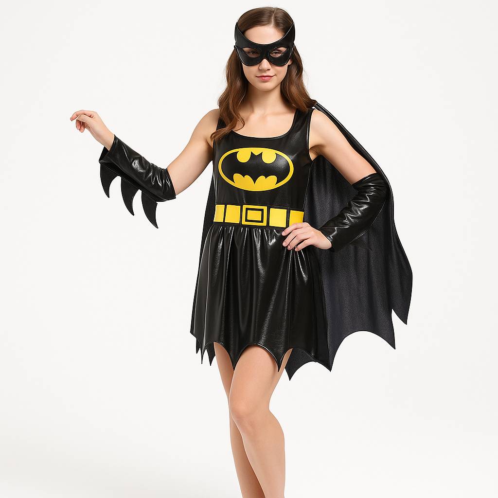 ++พร้อมส่ง++ชุดแบทแมนวูแมน แบทแมนผู้หญิง สวยเทห์ยกเซ็ท Batman woman 