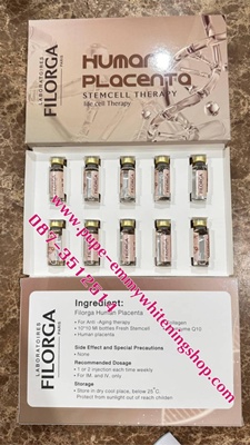 *New* Filorga Pais HUMAN PLASENTRA Anit-Aging therapy สเต็มเซลล์สด ตัวเสริมที่แรงที่สุดตอนนี้ทำให้ดูเด็กอ่อนเยาว์ ฟีลลิ่งในร่างกายเหมือนเด็กอีกครั้ง 