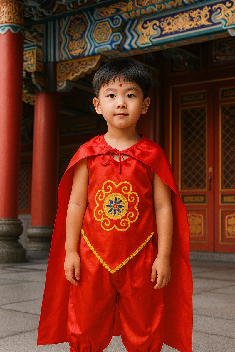 7C386 ชุดเด็ก ชุดนาจา ชุดเทพเจ้านาจา Nezha Costume