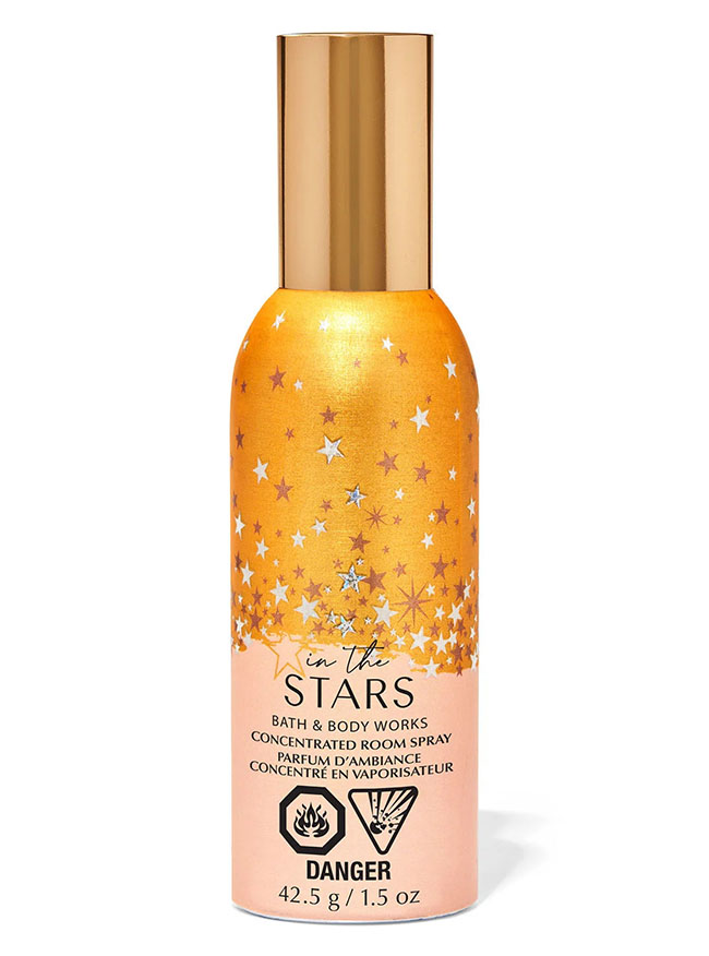 Bath and Body Works In the Stars Concentrated Room Spray 42.5 g สเปรย์ปรับอากาศ ขวดเล็ก แต่ฉีดได้มากถึง 250ครั้ง++  เหมาะสำหรับใช้ฉีดเพื่อปรับอากาศ ให้เกิดกลิ่นหอมภายในเวลาอันรวดเร็ว 