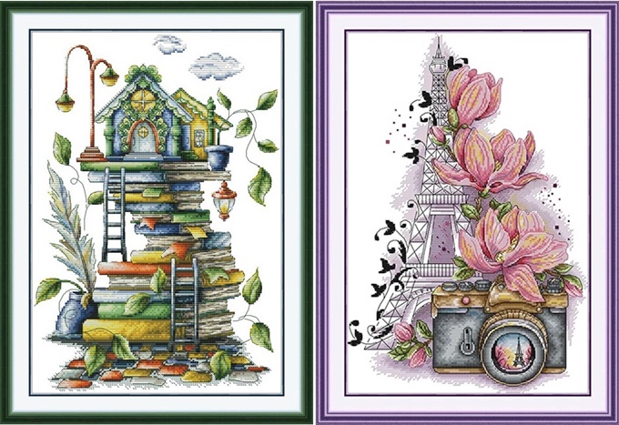 Little house and shoot paris (ไม่พิมพ์/พิมพ์ลาย)