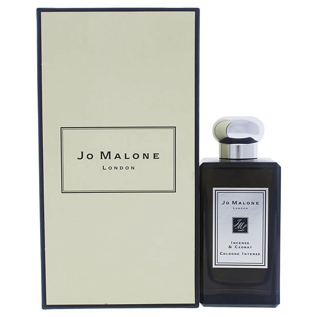 Jo Malone London Incense & Cedrat Cologne Intense 100ml (มีกล่อง) โคโลญจน์ยูนิเซ็กส์ เป็นกลิ่นที่ใช้ได้ทั้งชายและหญิง กลิ่นหอมแนวแอมเบอร์วู้ดดี้ มีกลิ่นหอมของเลมอนผสมผสานกับกลิ่นของดอกไม้สดชื่น และกลิ่นไม้ที่แสนอบอุ่นของ ทำให้รู้สึกทันสมัยและสดใส