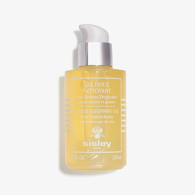 Sisley Gentle Cleansing Gel with Tropical Resins 120 ml. เจลล้างหน้าสูตรสดชื่นผิว ทำความสะอาดความมันส่วนเกินอย่างหมดจดและอ่อนโยน
