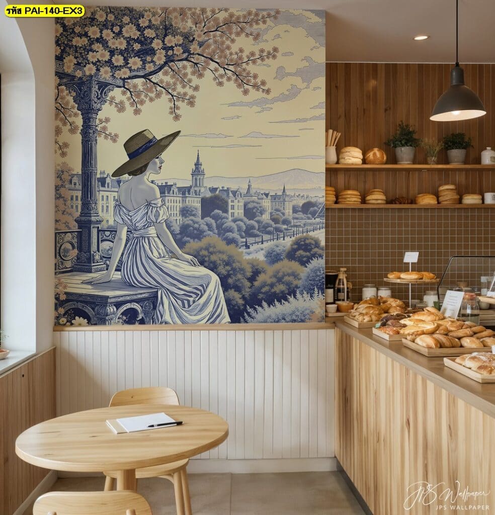 วอลเปเปอร์หญิงสาวกับวิวเมือง ถ่ายทอดความละเมียดของศิลปะและแรงบันดาลใจสไตล์ยุโรป