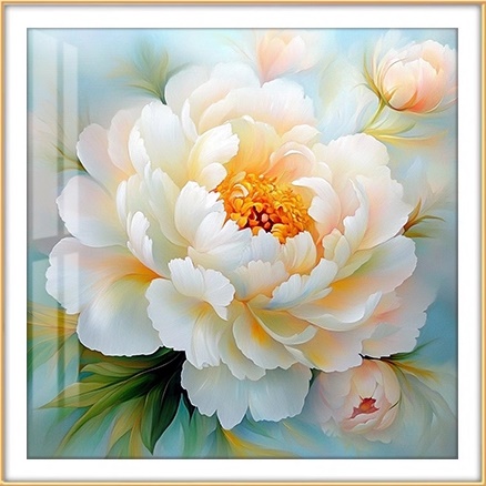 White peony (พิมพ์ลาย)