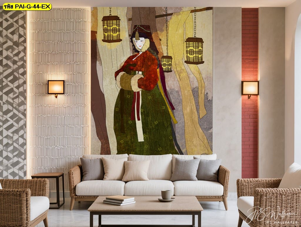 วอลเปเปอร์หญิงสาวเกาหลีในชุดพื้นเมืองยืนถือโคมไฟ ถ่ายทอดความสงบ ลึกลับ และความงามของค่ำคืน วอลเปเปอร์หญิงสาวเกาหลีในชุดพื้นเมืองยืนถือโคมไฟ ถ่ายทอดความสงบ ลึกลับ และความงามของค่ำคืน