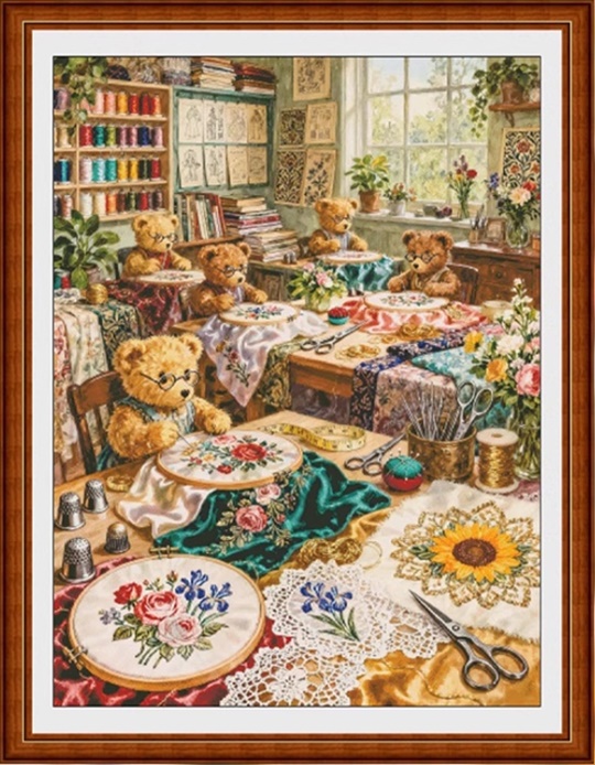 Bear Embroidery (พิมพ์ลาย)